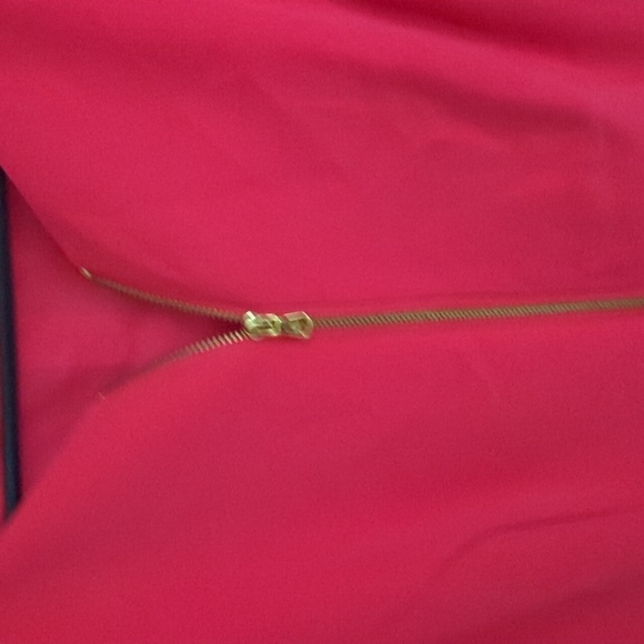 Lauren Ralph Lauren Hot Pink Zipper Front Fit & Flare Mini Dress Size 8 - Picture 5 of 7